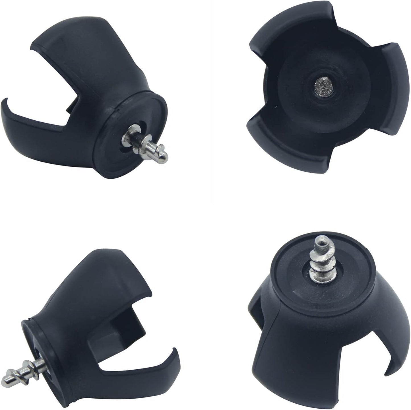 new star tattoo 4pcs Golf Ball Retriever for Putter,Sucker for Golf Screws Tool,Golf Ball Grabber Picker Upper Suction Cup Ball Grabber