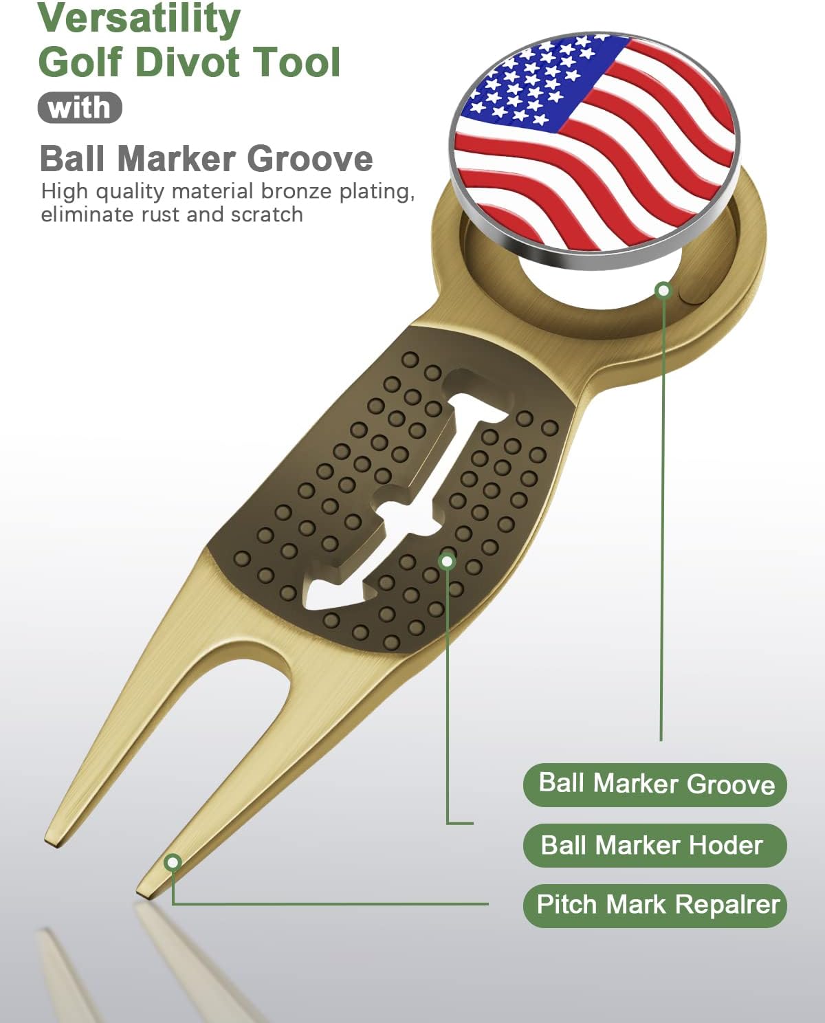 Golf Gifts for Men and Women, Golf Accessories Set with Hi-End Case, Golf Balls, Rangefinder, Golf Tees, Brush, Multifunctional Divot Knife, Scorer, Golf Ball Clamp