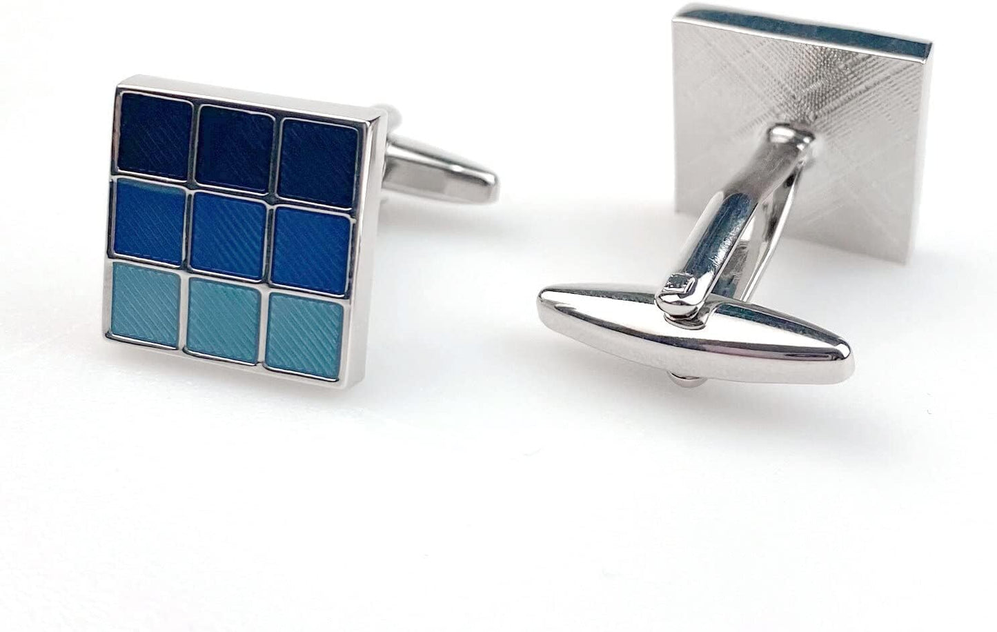 S&W Wedding Cufflinks for Men Cuffs with Gift Box Business for Tuxedo Shirts