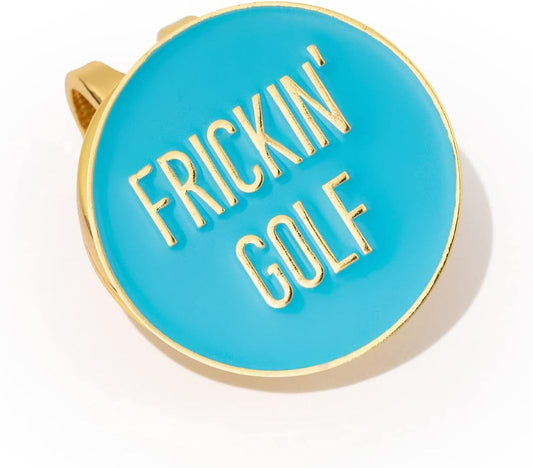 Birdie Girl Women's Golf Ball Marker Hat Clip, Magnetic Golf Ball Marker, Golf Bag Accessories