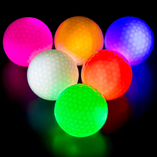 THIODOON Glow in The Dark Golf Balls Light up Night Led Golf Balls Gift Sets for Men Kids Women
