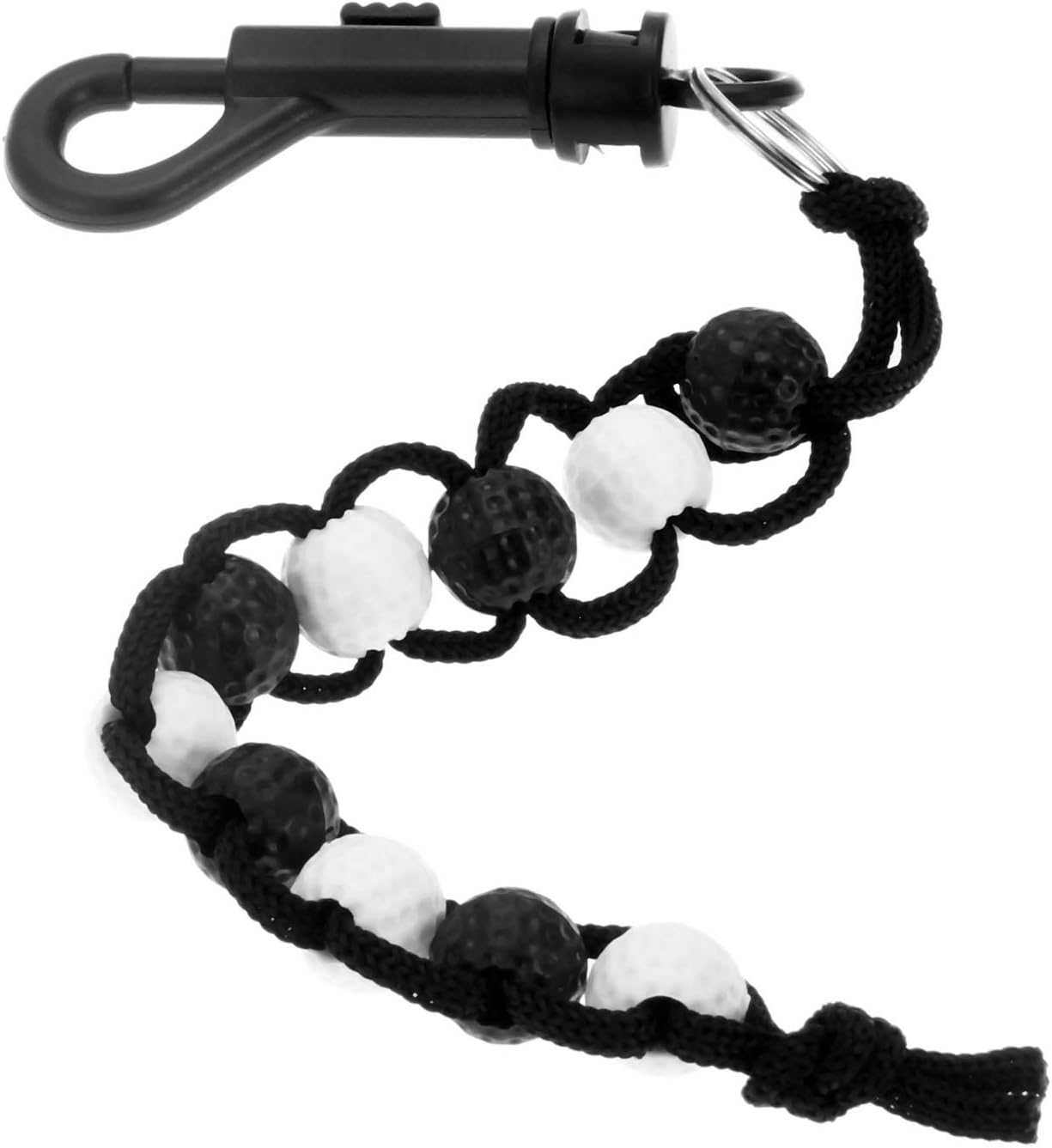 MUXSAM 1 Piece Golf Beads Score Counter with Clip, Golf Stroke Score Count Keeper Putting Score Counter for Referee Caddy Golfer