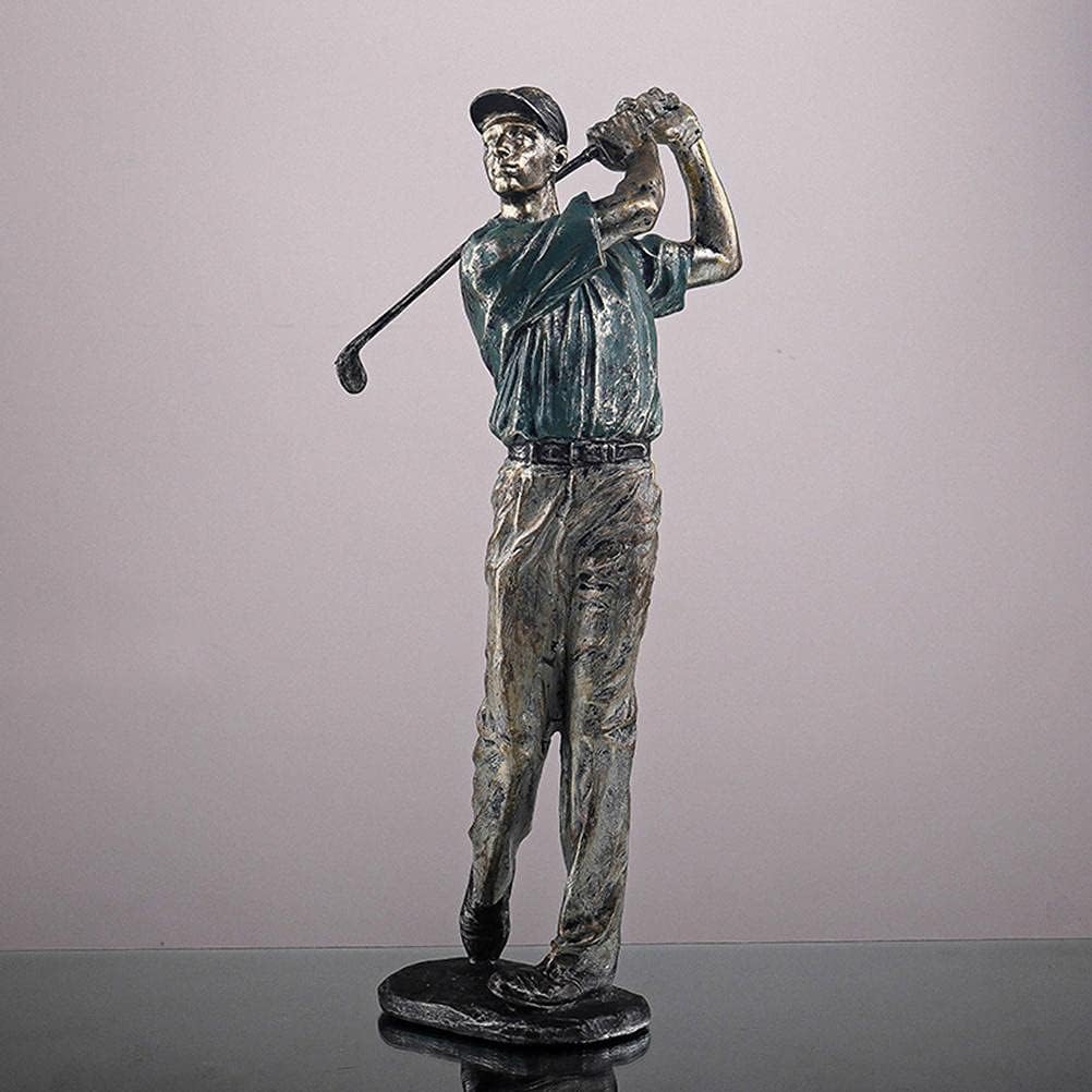 Golfer Statues, Luxury Character Figurine, Creative Modern Sport Statue Art Figurines, Nordic Crafts for Office Desk Living Room Home Decoration