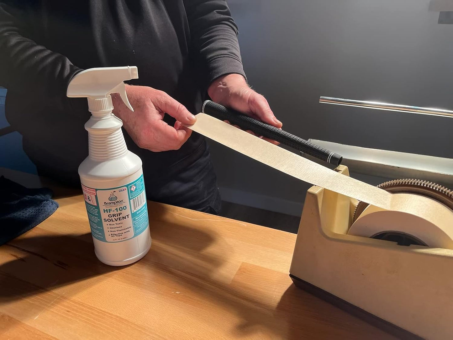 Brampton Golf Grip Tape Roll 48mm x 36 Yards - Premium Solvent Activated Double Sided Adhesive Strips for Regripping Golf Clubs - Double Sided Tape for Golf Club Regripping