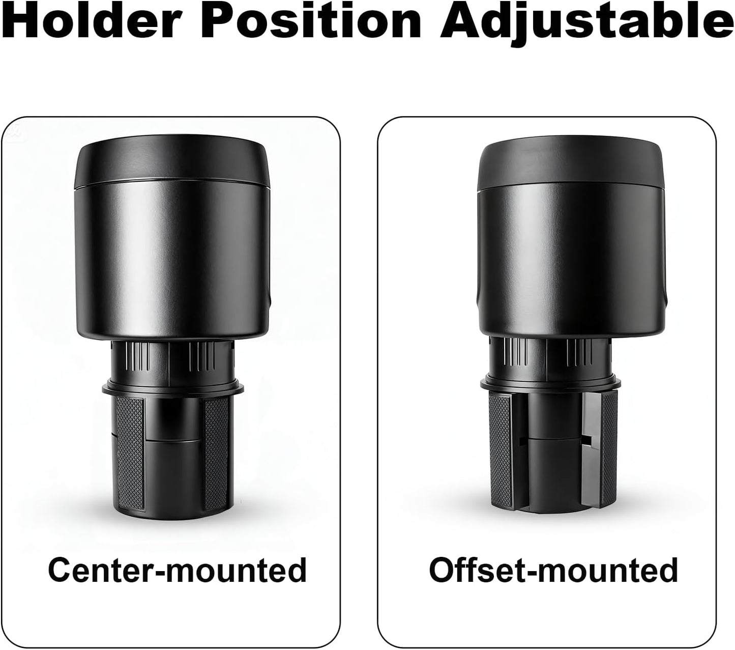 Golf Cart Cup Holder Adapter, Universal Expandable Golf Cart Heater Holder Compatible with 16 Oz/1 Lb Propane Tank and Most Golf Carts