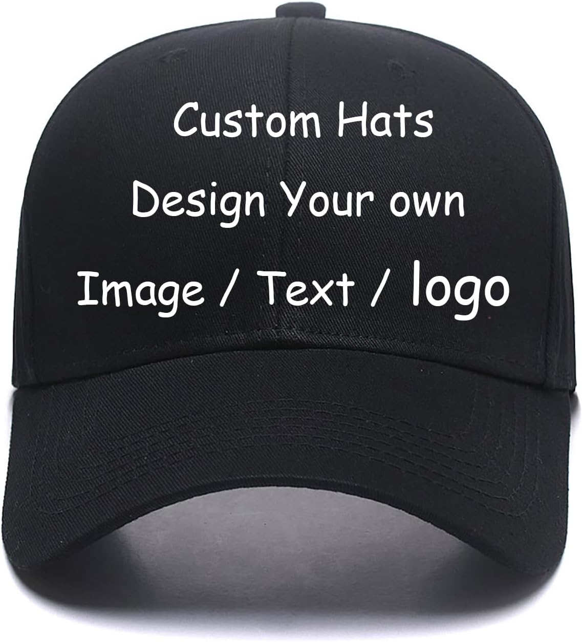 Custom Hats Design Your Own Logo Adjustable Baseball Caps for Running Workouts Personalized Dad Hats Fashion Sports Cap