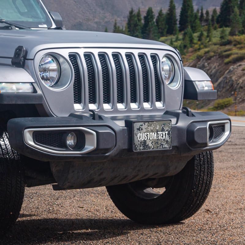 Unique Vanity License Plates | 16 Individual Designs | 3 Sizes (Automobile, Golf Cart, Motorcycle/Bike) | Made in U.S.A. | Custom Car Tags (Digital Camo, Standard (12" x 6"))