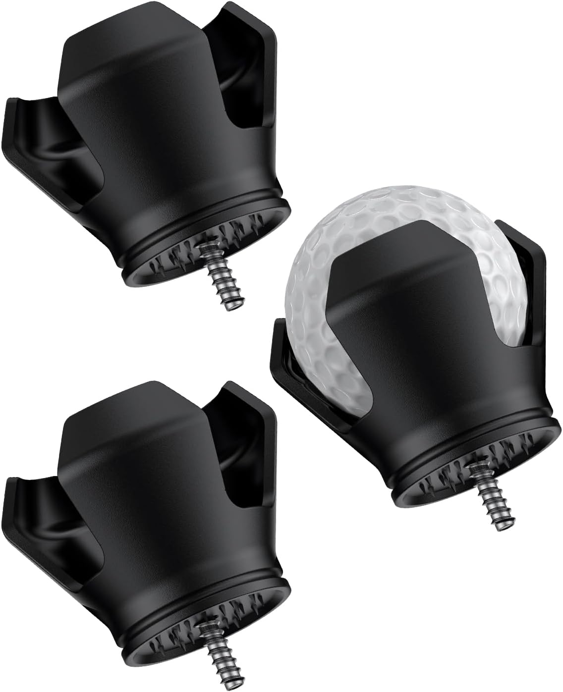 GreenHaven Golf Ball Retriever Grabber for Putters Golf Pick-up Portable Grip Sucker Tool Back Saver for Golfers，3-4 Pack