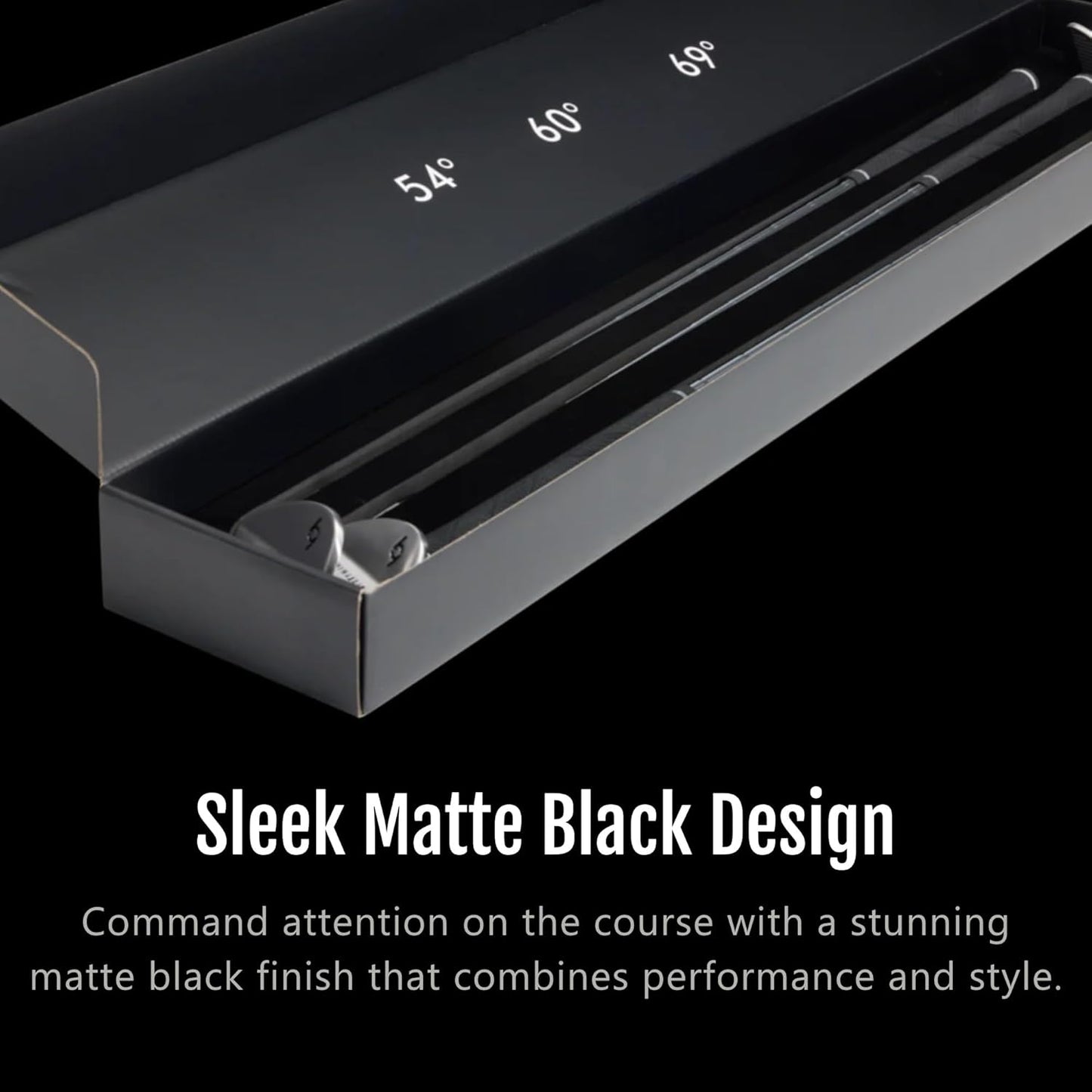 Golf Wedge Set for Men & Women (54/60/69 Set) by 69 Degree Golf | Lob, Sand & Pitching Wedges | Length 35" Steel Shaft