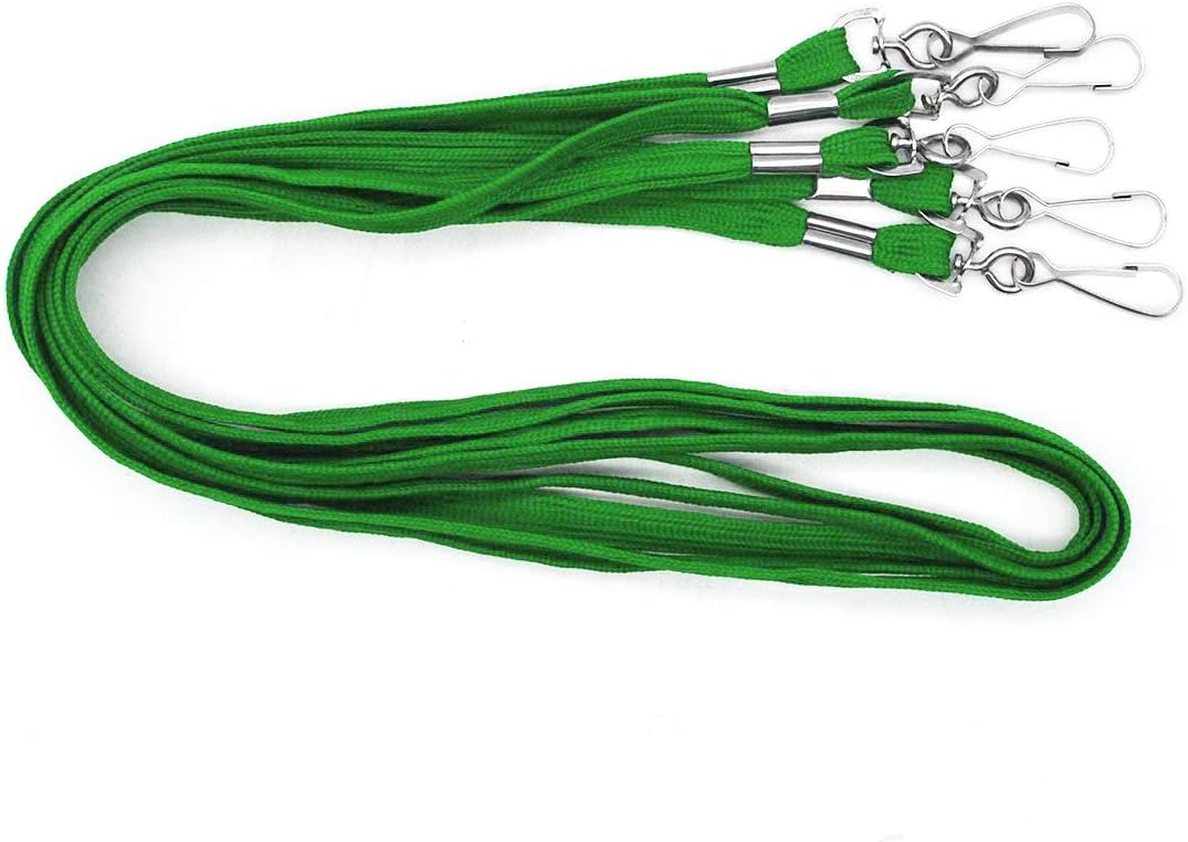 Bird Fiy Lanyard 100 Pack Bulk Badge Lanyards for ID Badges Neck Cruise Name Tag ID Holder