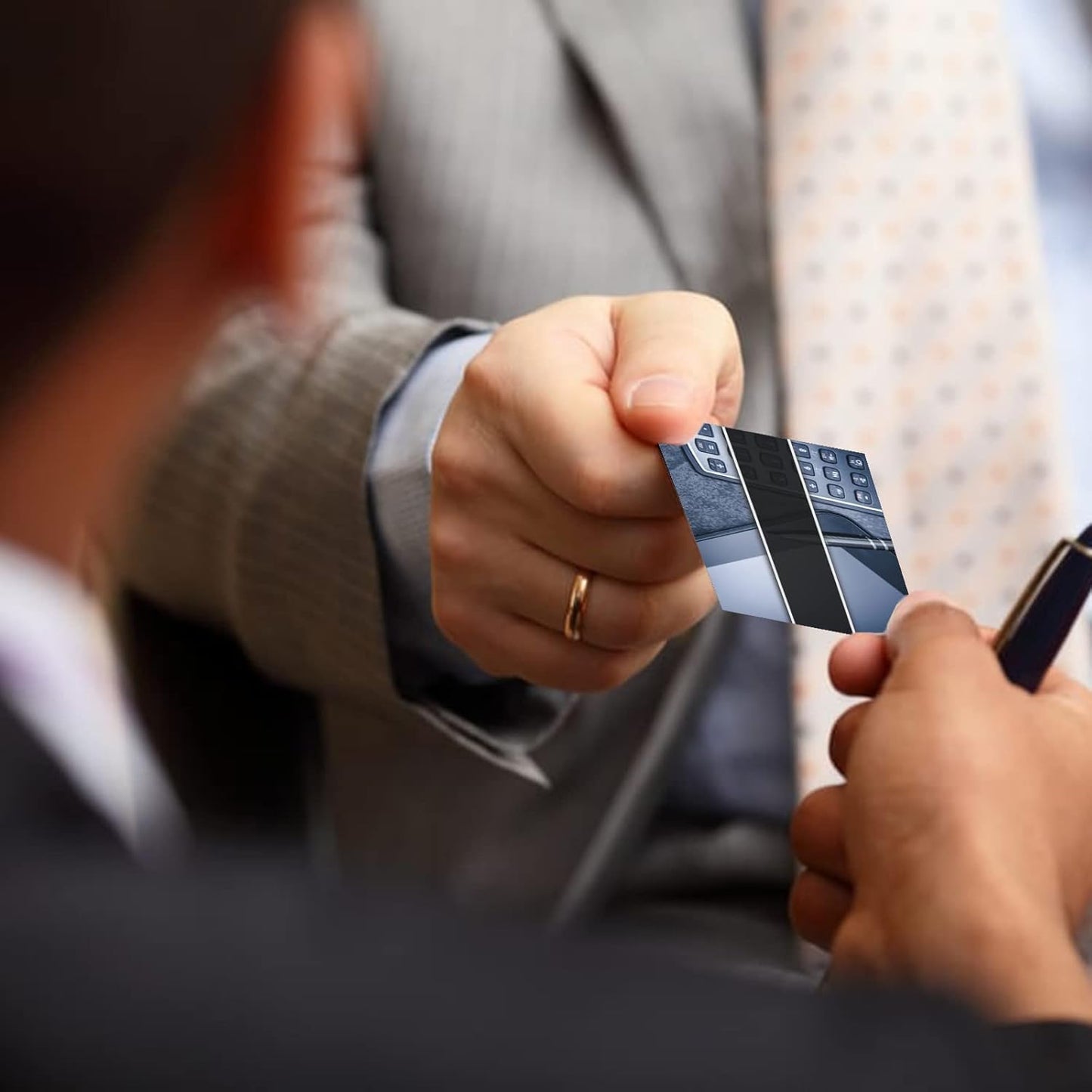 Custom Business Cards 100PCS Double-sided Printing Business Cards Customize with Your Logo Personalized 3.5"x 2" Cards for Business - Financial & Accounting