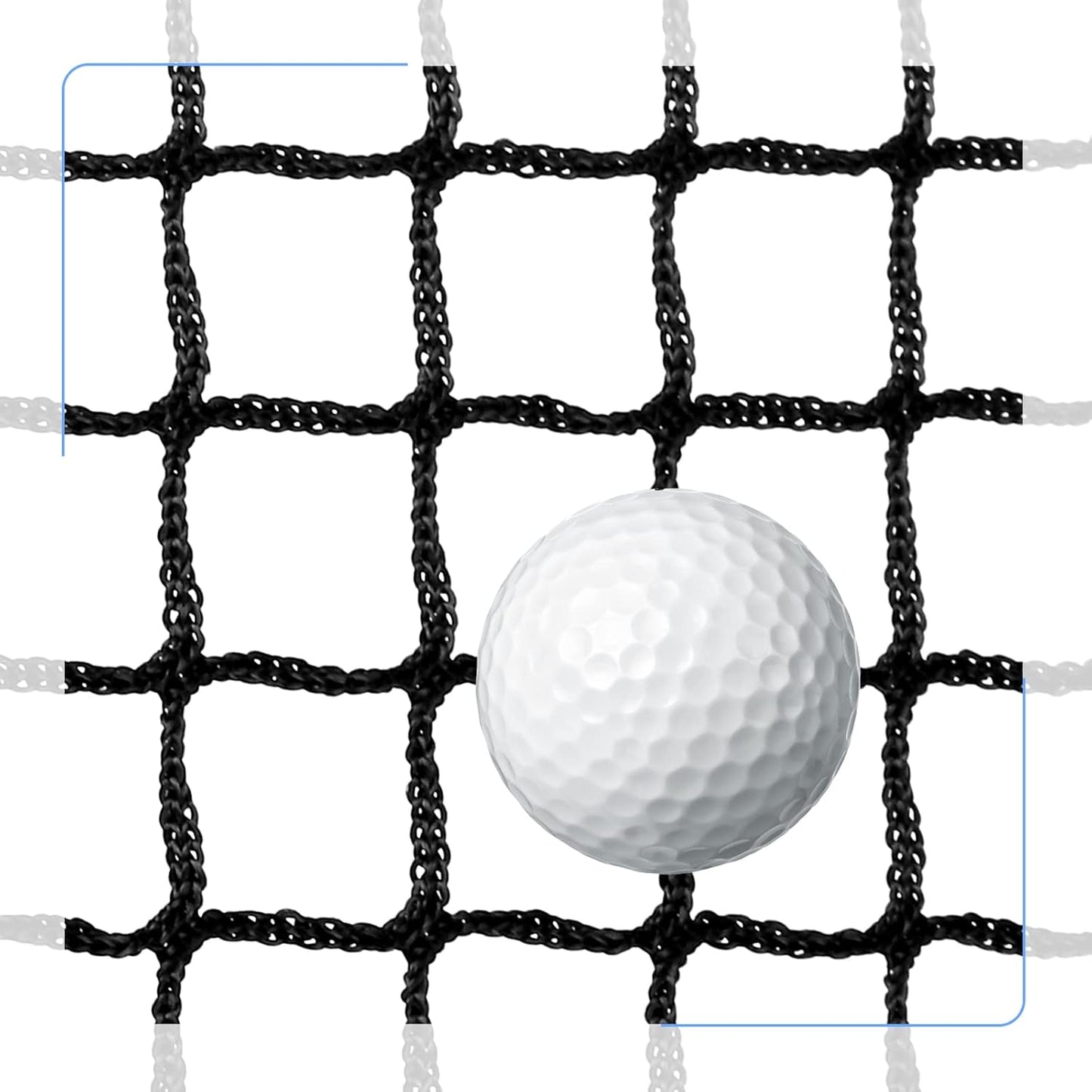 Golf Net,10Ft,15Ft,20Ft,25Ft, 30Ft, 40Ft Golf Practice Net,Sports Practice Barrier Net, Heavy Duty Ball Netting Golf Hitting Net, DIY Ball Net,Baseball Net Hockey Net and Chipping Net