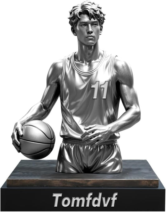 Personalized Basketball Acrylic Ornament Sign with Name Number Custom Basketball Player Flat Desk Sign Sports Lovers Acrylic Plaque Home Garage Men Cave Desk Decor Gifts for Birthday Christmas