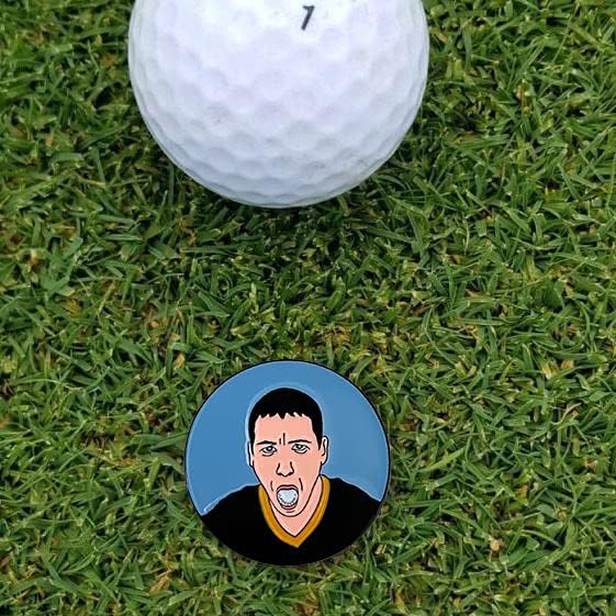 Balanced Co. Funny Golf Hat Clip with Enamel Magnetic Ball Marker