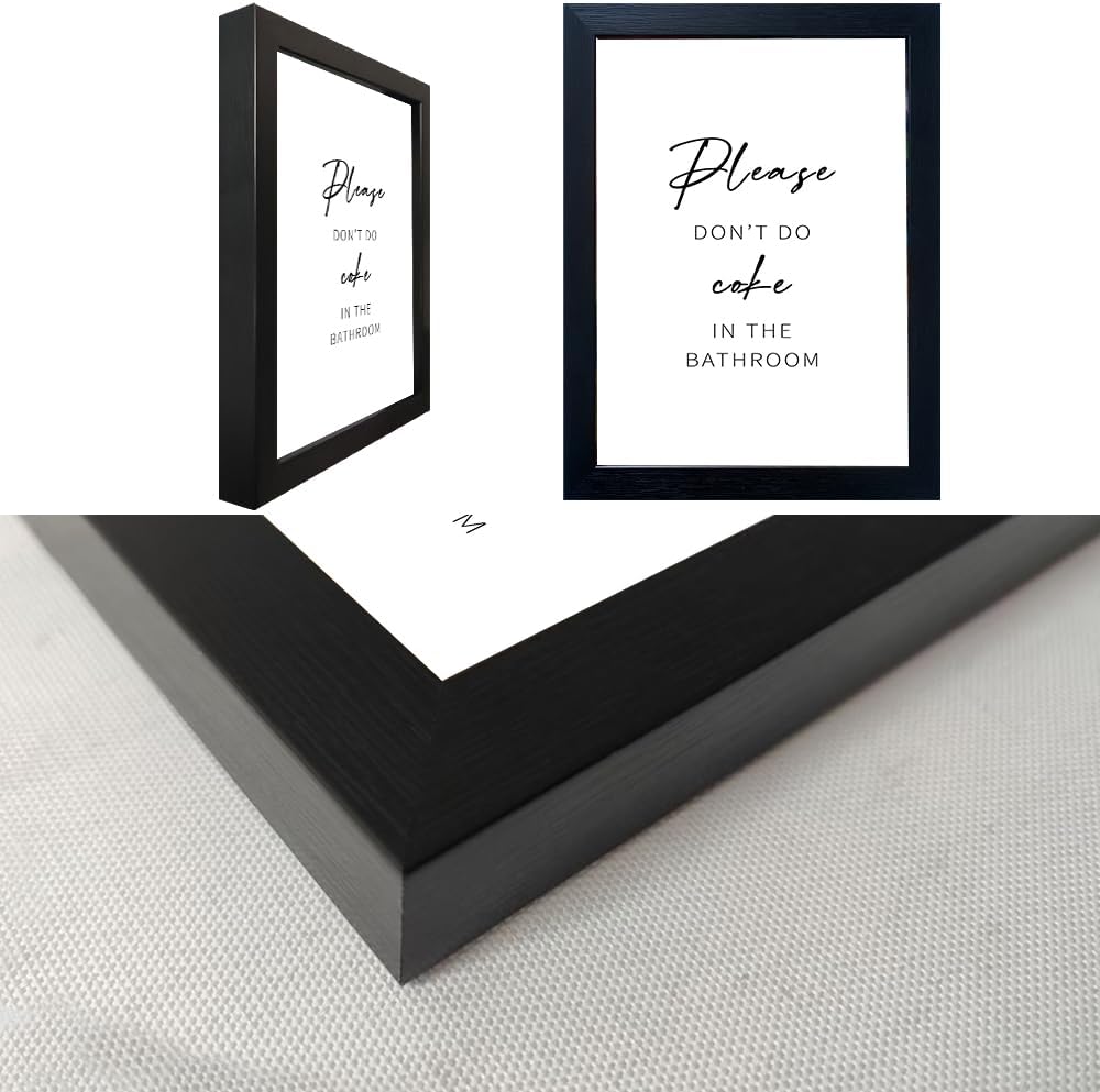 Black and White Bathroom Wall Art Please Dont Do Coke In The Bathroom Sign Home Picture Painting for Decor
