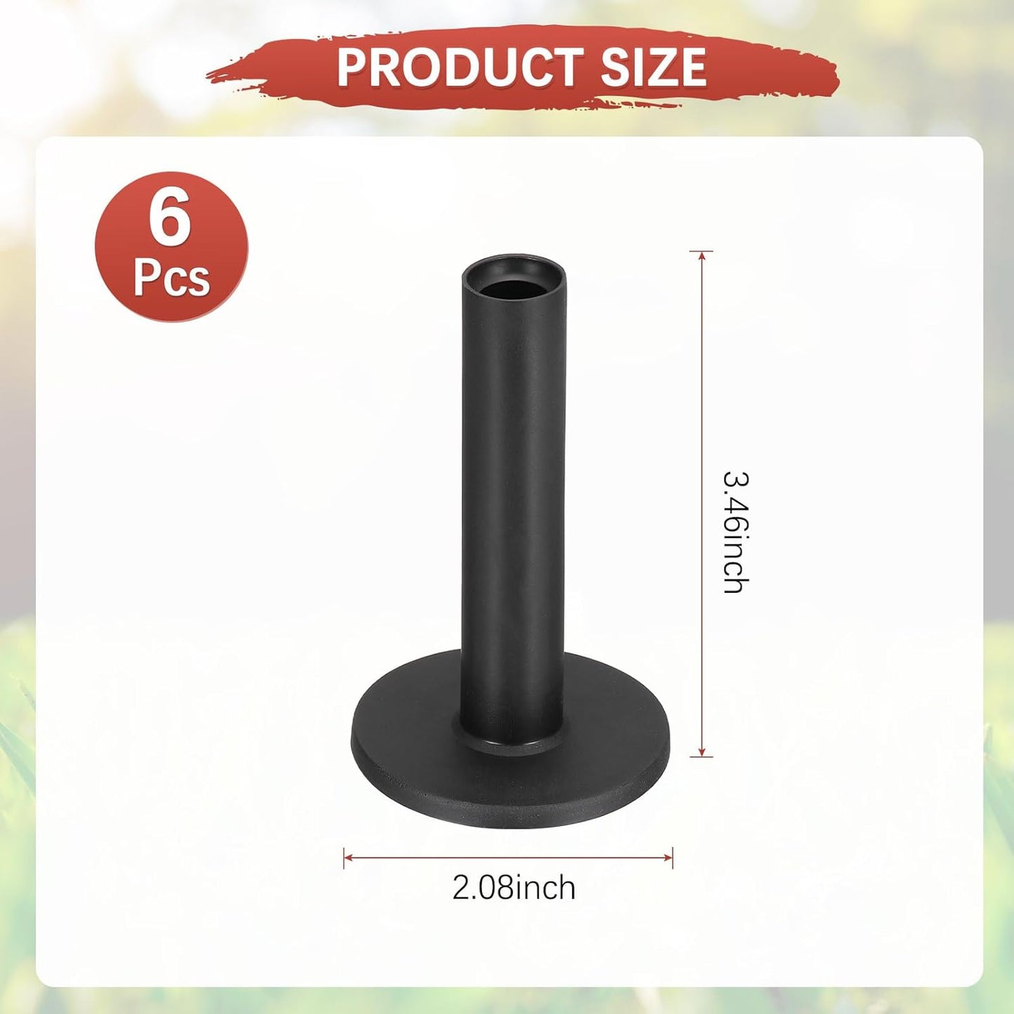 Rubber Golf Tees [] - Flexible Stable Ball Holder Use for Home & Outdoor & Indoor Tall Training Driving Range - [] Hitting Mats