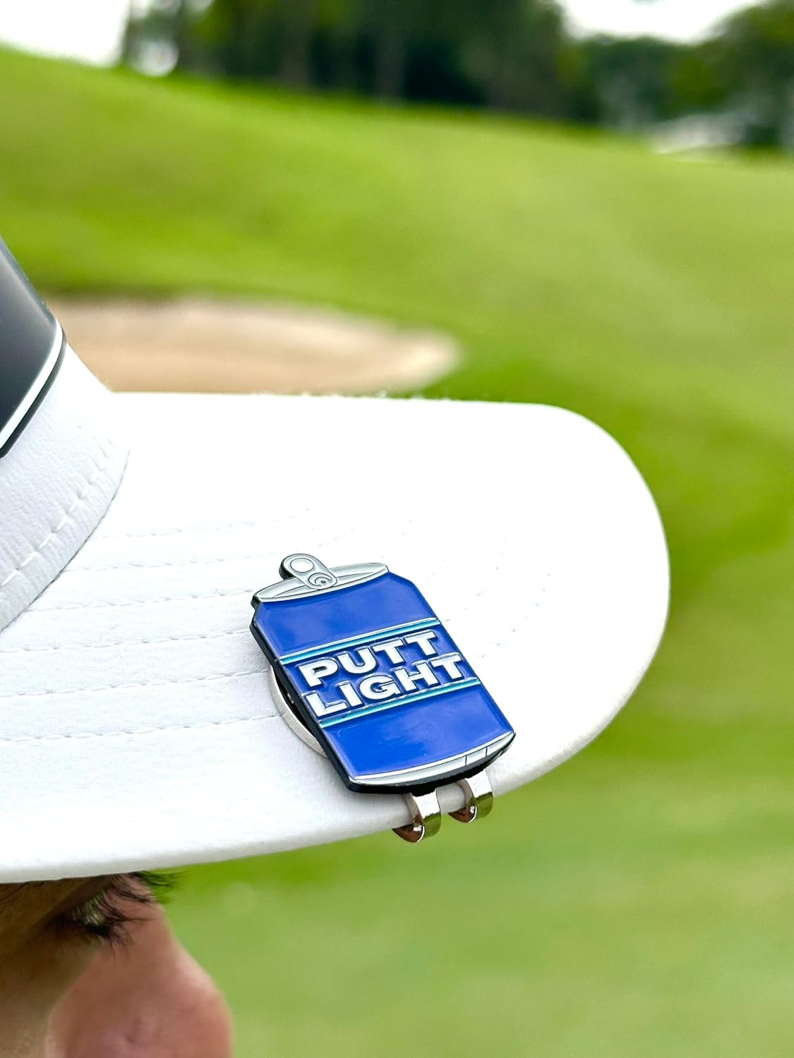 wolph putt Light Golf Ball Marker Hat Clip – Magnetic & Durable Golf Accessories for Men Women – Funny Golf Gifts to Elevate & Personalize Your Game.