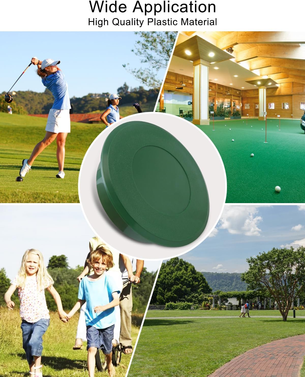 4Pcs Golf Cup Cover, Waterproof Golf Hole Putting Green Cup Covers, Practice Training Aids for Backyard Garden Yard Outdoor Activities