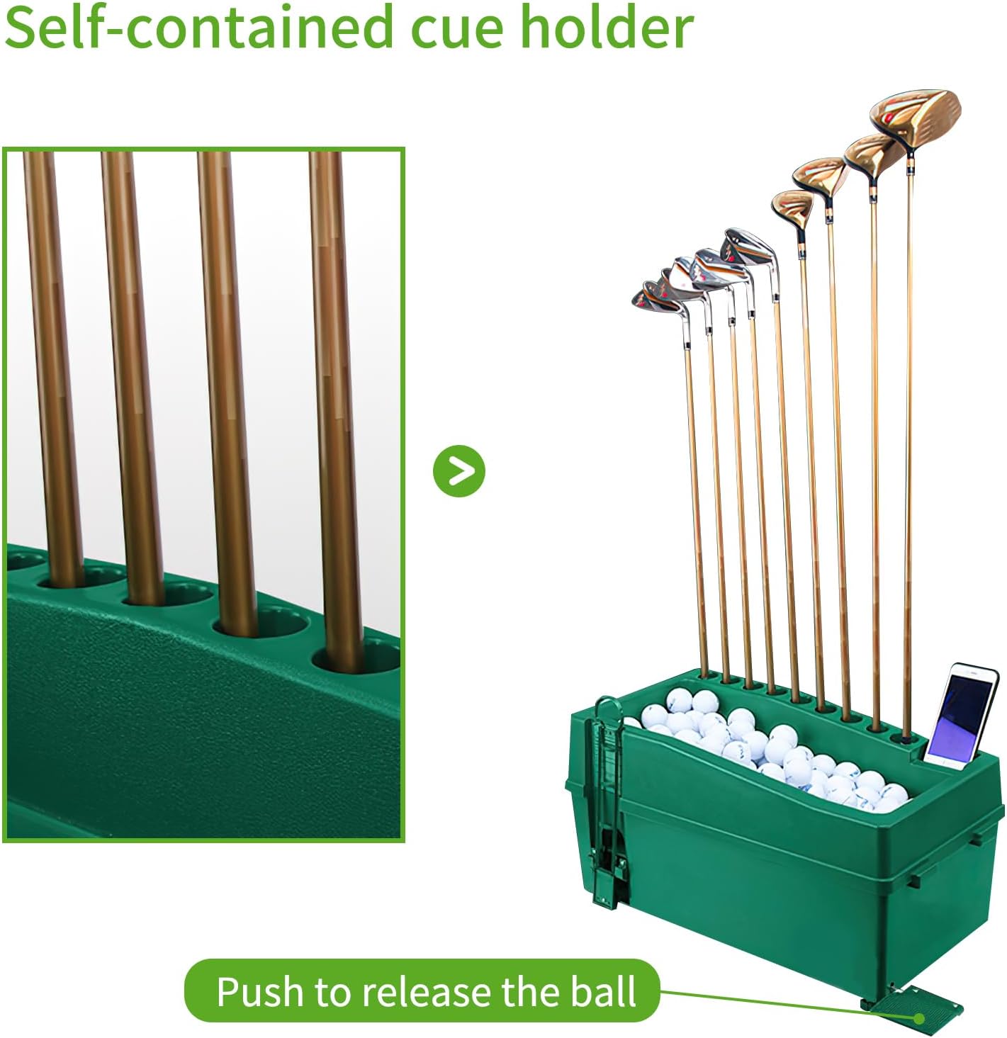 JJM Golf Balls Automatic Driver for Indoor Simulators and Golf Driving Range Teeing Machines