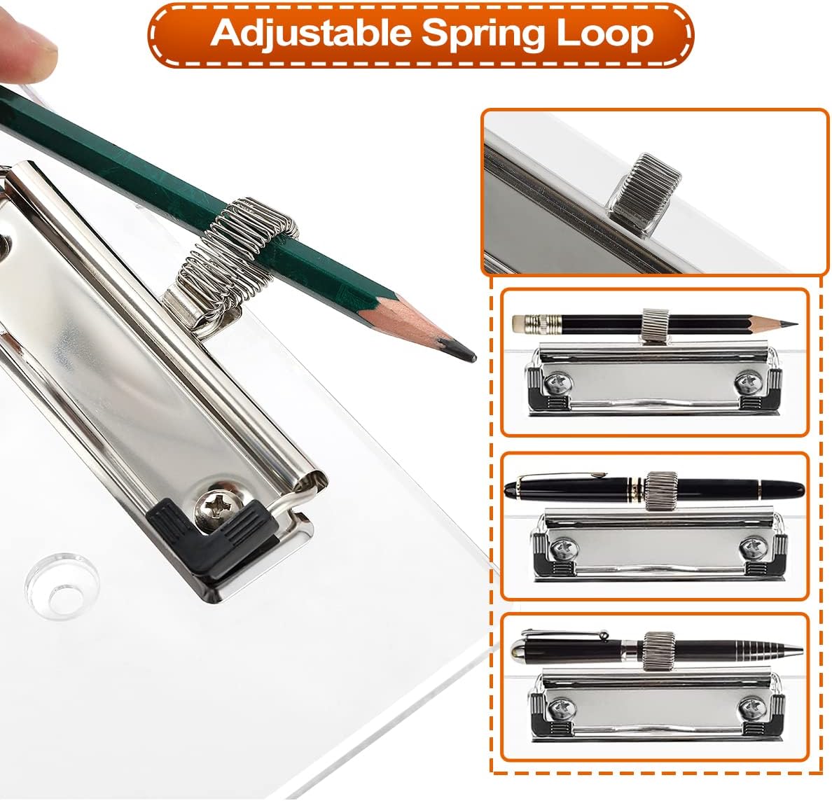 Golf Cart Scorecard with Pencil Holder Suitable for Almost All EZGO/Club Car/Yamaha Golf Carts Models with 5 or 6 Hole Golf Cart Steering Wheels