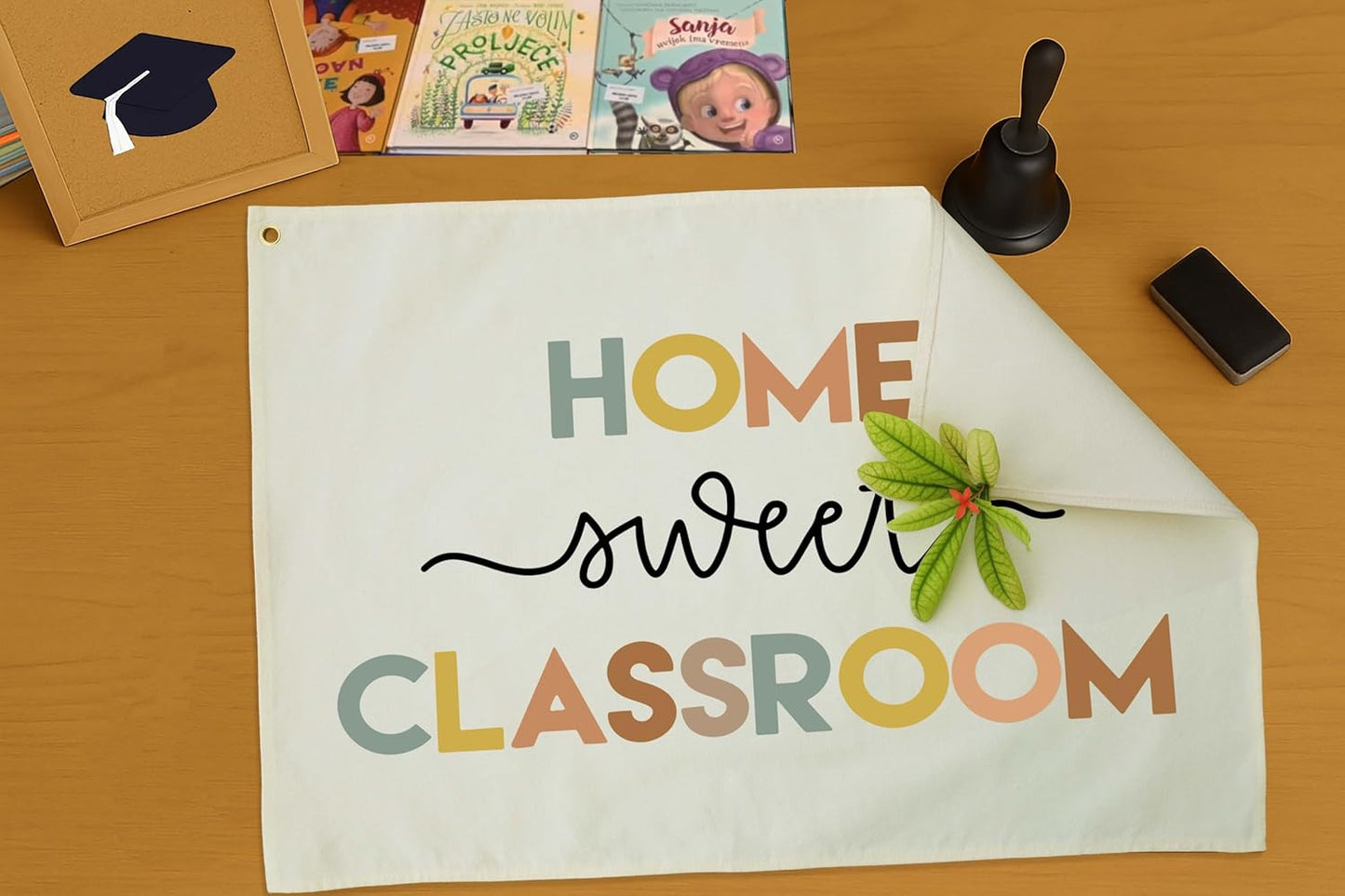 Classroom Wall Decor Poster-Nursery Decor -Teacher Appreciation Gift-Teacher's Day Gift-Door Sign-Hanging Rectangle Banner Flag Wall Decor-Home Sweet Classroom-Christmas Gift-28.5"L×20"W