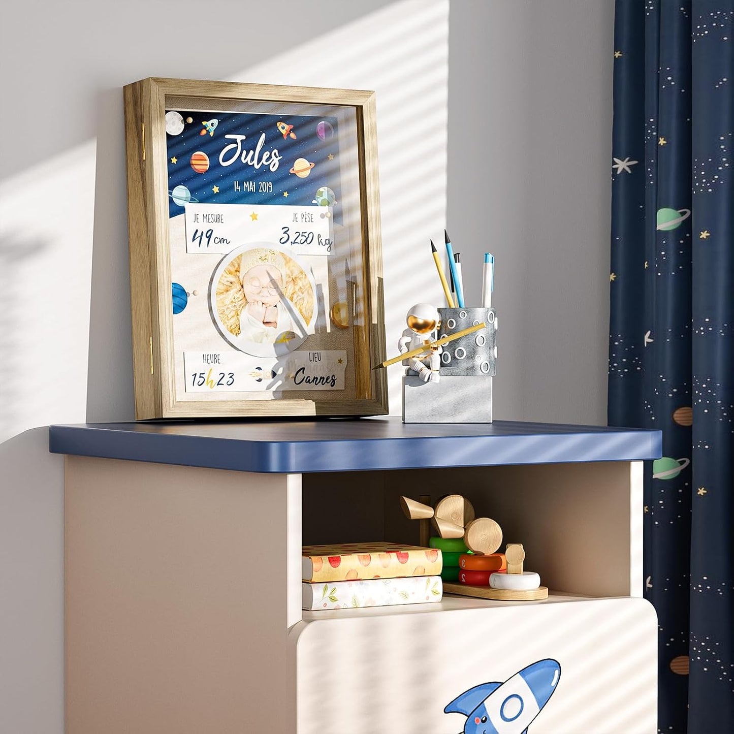 Love-KANKEI Shadow Box Frame 13x16.5 inch, Large Shadow Box Display Case with Linen Back Memorabilia Awards Medals Photos Gift Memory Box Carbonized Black