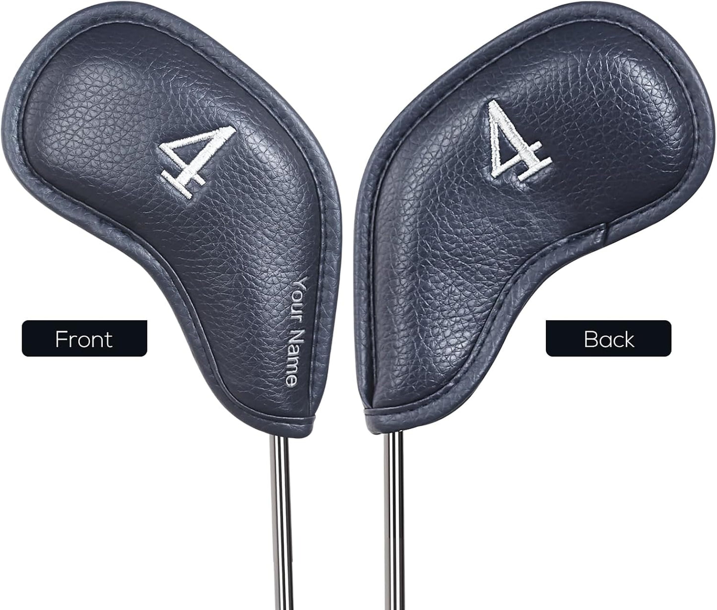 Craftsman Golf Magnetic Iron Headcovers Protective Cover with Large No. Available for Customize Name