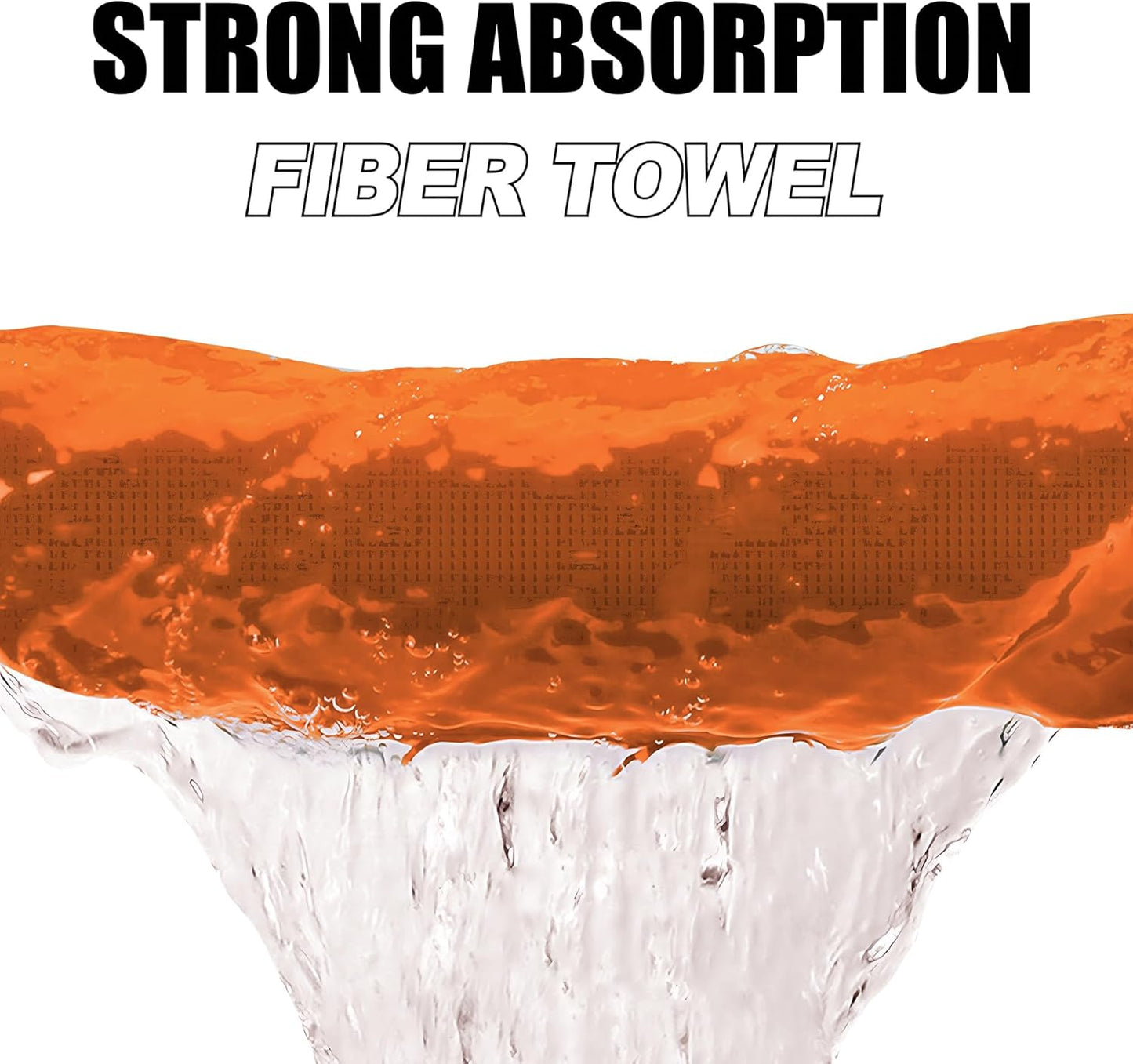 Small Magnetic Golf Towel with Clip, Microfiber Waffle Design - Industrial Strength Magnet for Glof Balls, Golf Bags, Carts Clubs - Orange