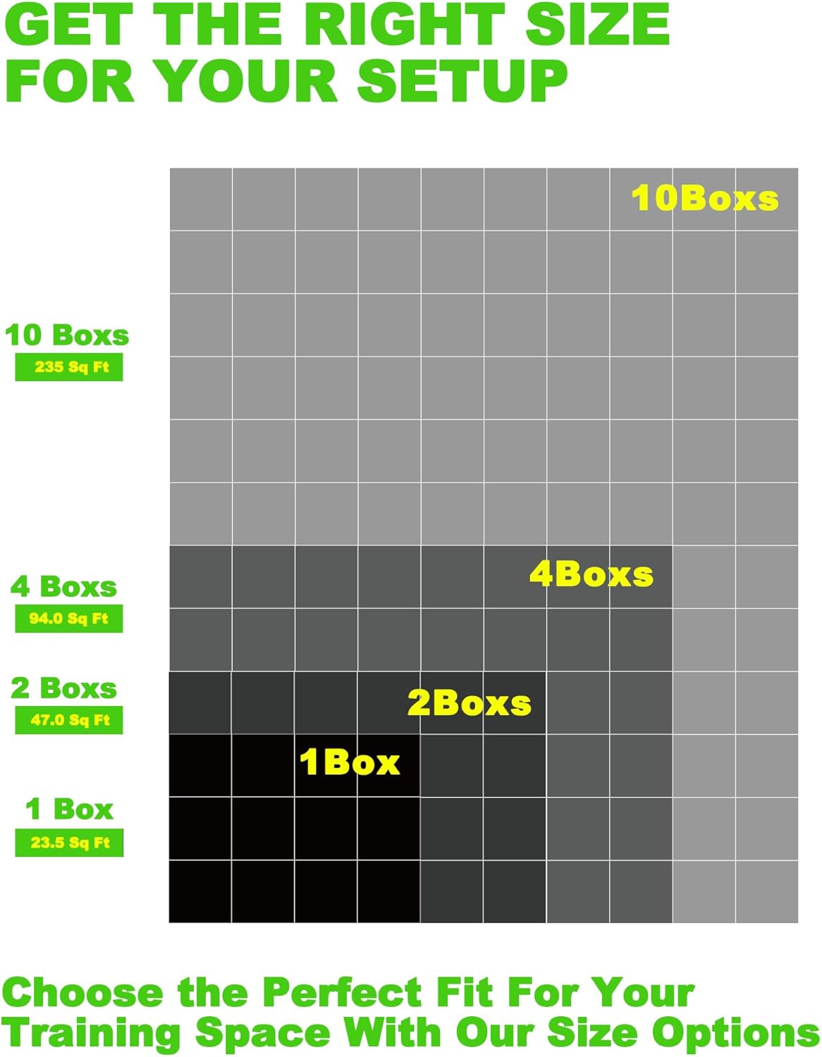 HUOSHUAI Skate-able Hockey Synthetic Ice Tiles, 12 Pack Dryland Flooring Tiles - Build Your Own Year-Round Hockey Training Surface - Easy to Assemble - Covering 23.5 Sq Ft