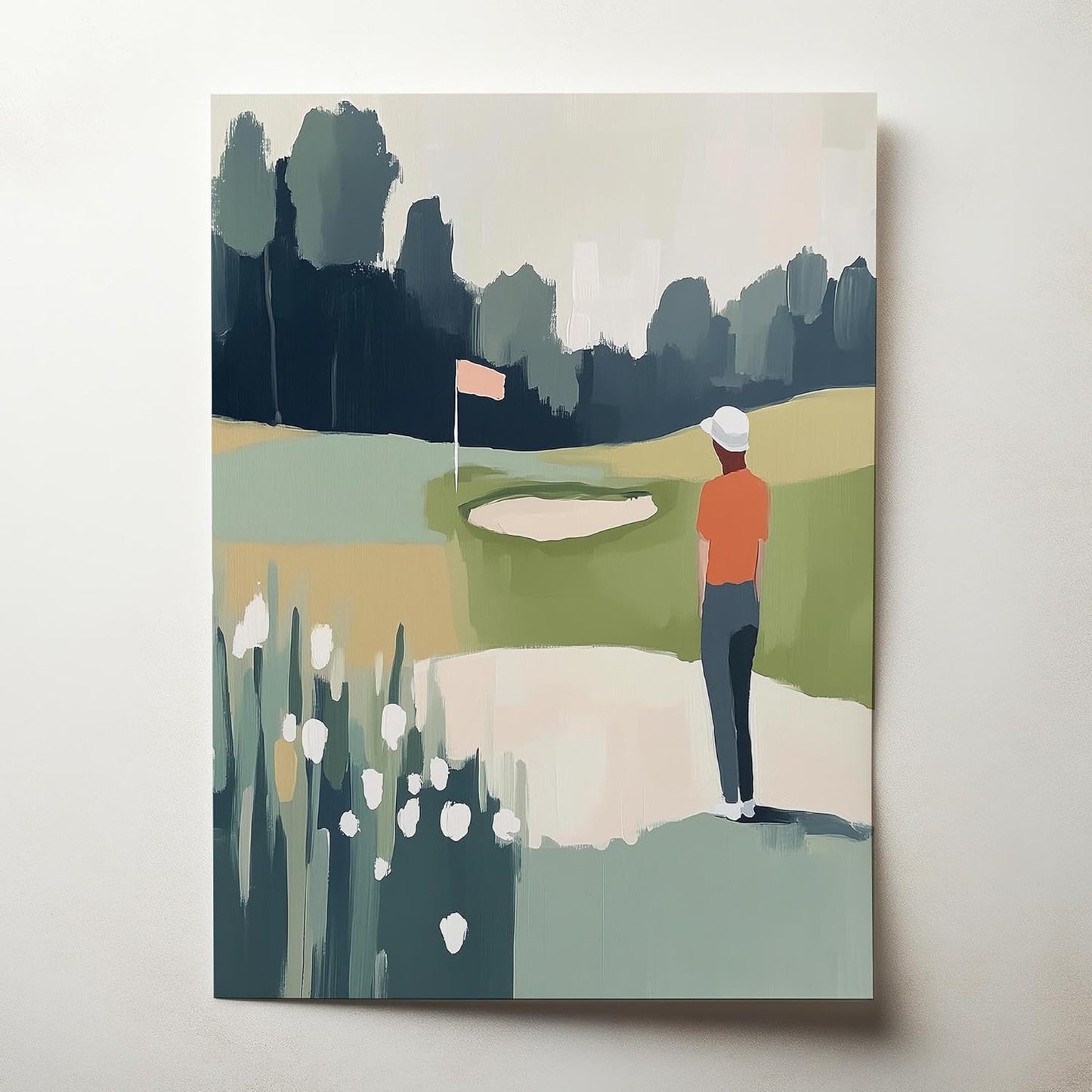 Golf Impressionist Art Print Posters - Premium Giclee Fine Art Prints - Sporty and Sophisticated Home Decor Posters, Golfer Art Prints for Home and Office Decor - Vintage Aesthetic, Ready to Frame