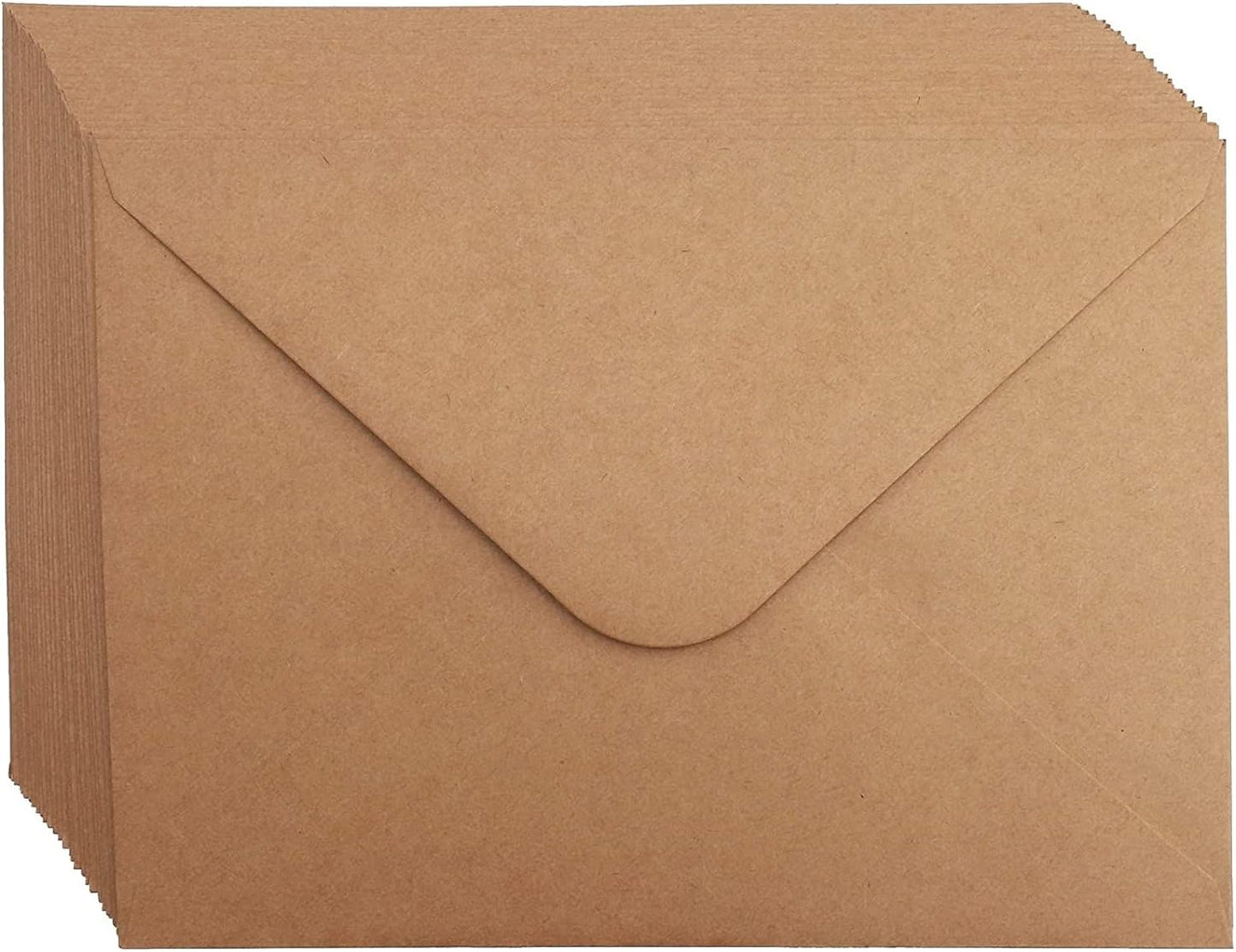 BEST PAPER GREETINGS Kraft Photo Frame Cards - Blank Photo Insert Cards with Envelopes - Durable Kraft Paper Frames - Versatile Greeting Inserts - Pack of 36, Brown, 5.5 x 7.75 In