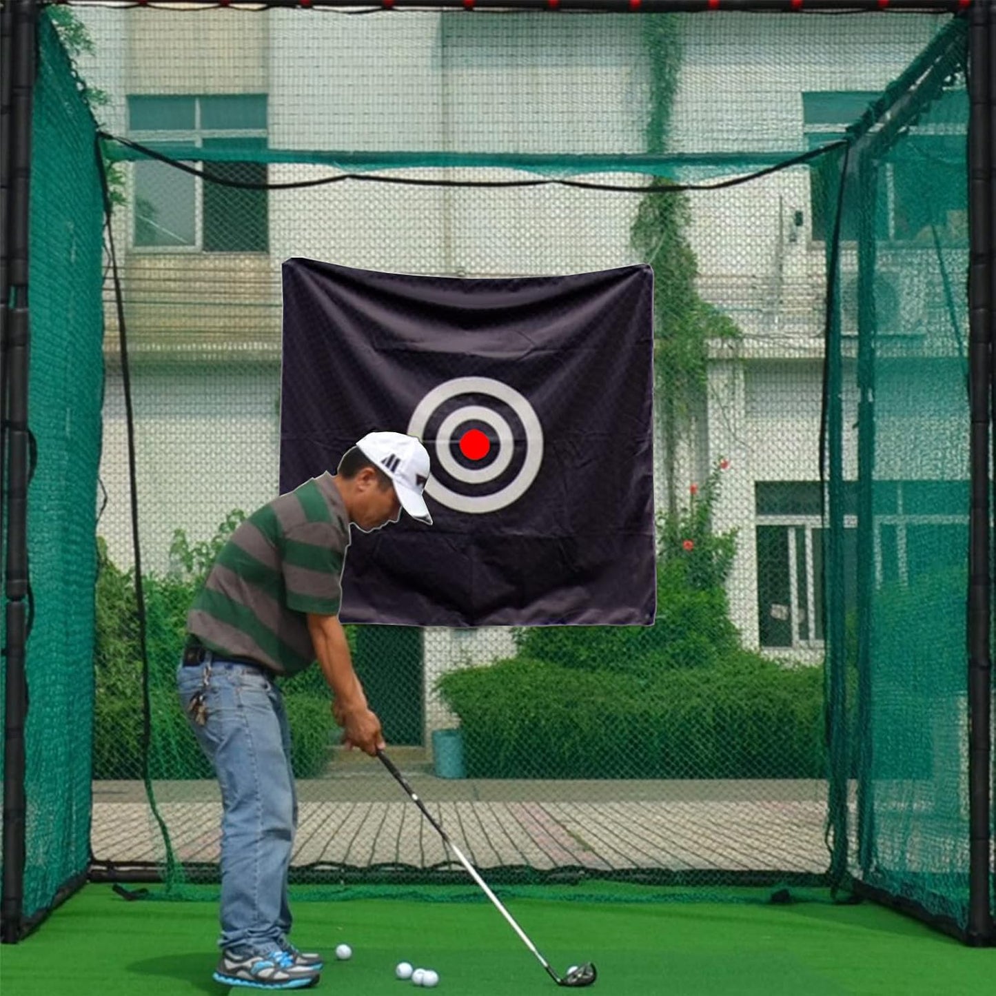 58" x 58" Golf Target Cloth - Hitting Practice Target for Indoor/Outdoor Training