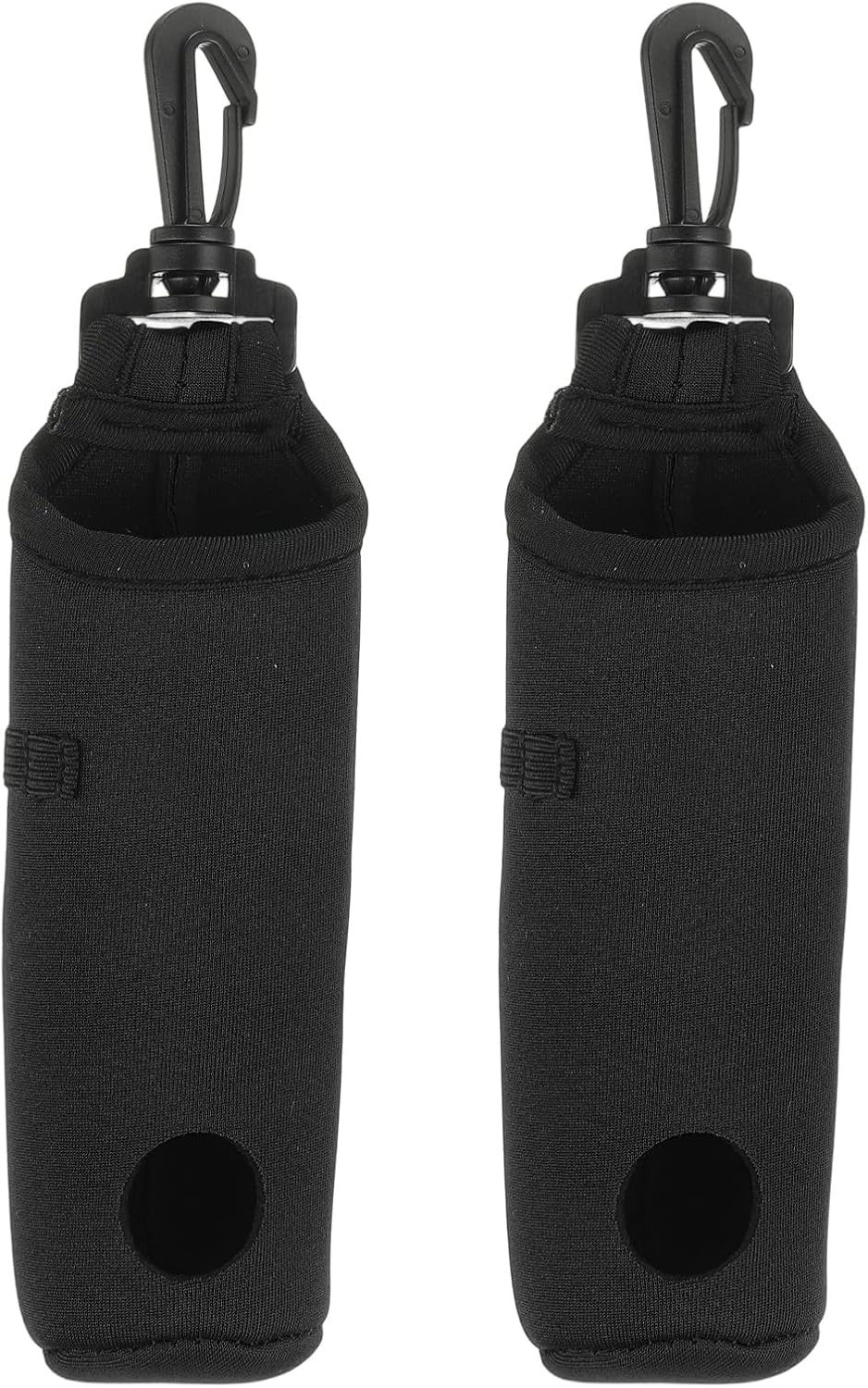 uxcell Golf Ball Carry Bag, Waist-Mounted Storage Bag Neoprene Golf Tee Holder Pouch with Lightweight Hook for Men and Women