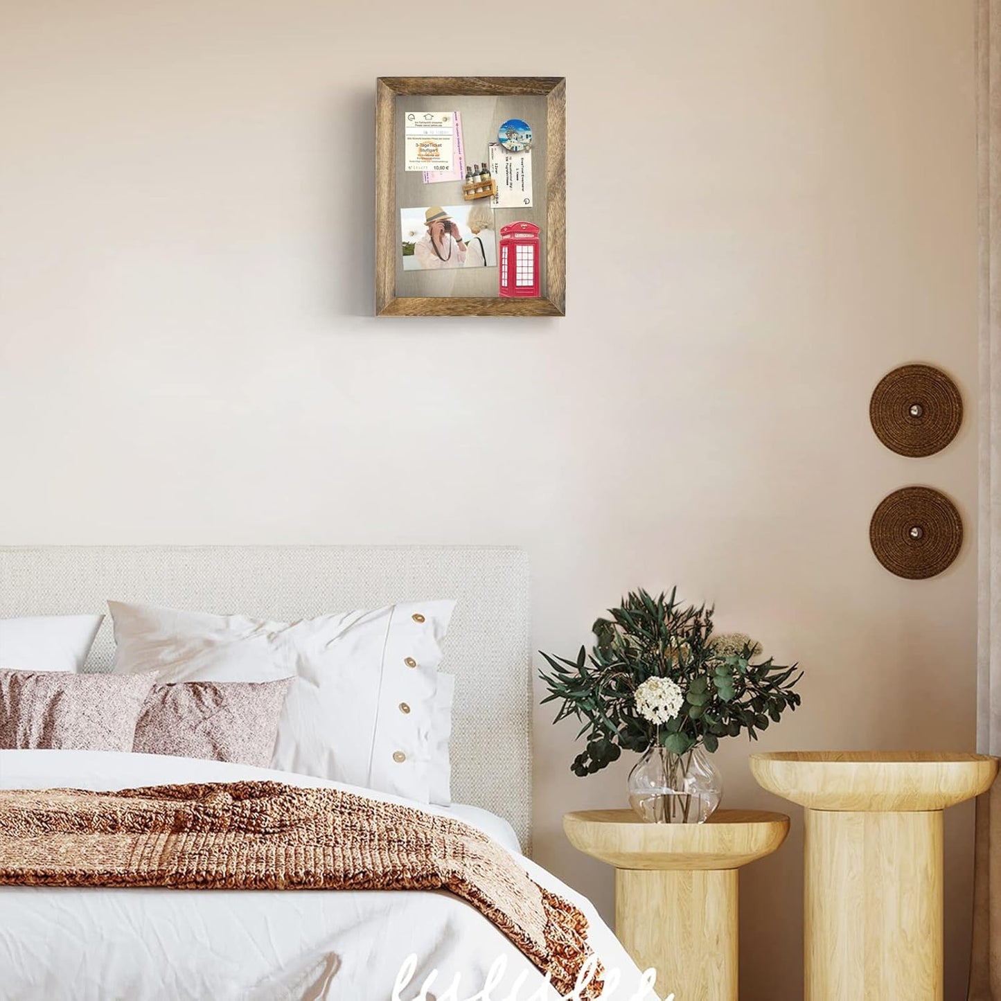 Love-KANKEI Shadow Box Frame 8x10 Shadow Box Display Case with Linen Back Memorabilia Awards Medals Photos Memory Box Gift Carbonized Black