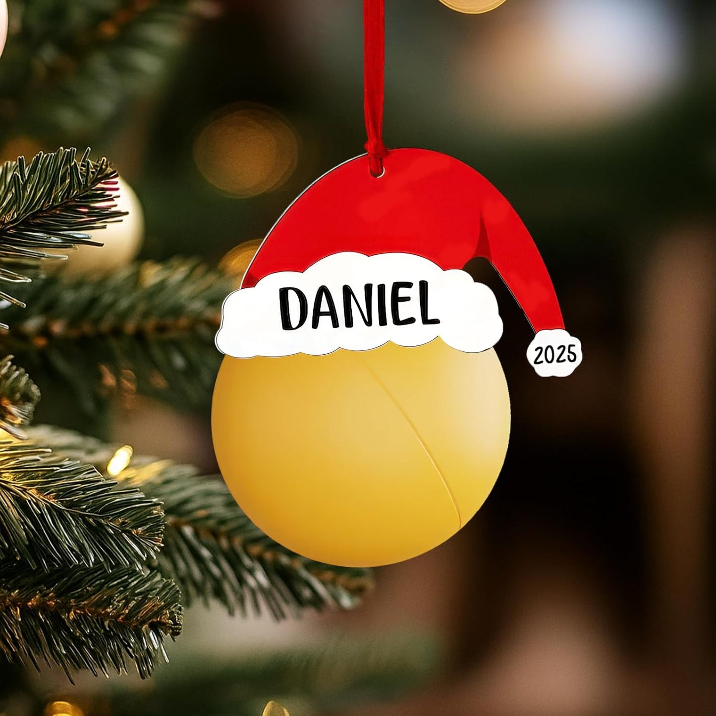 Personalized Table Tennis Christmas Ornament, Custom Table Tennis Balls Ornaments, Sport Ornaments, Custom Coach Gifts, Christmas Tree Decorations, Gifts for Sports Lovers Boys, Xmas Gift 2025