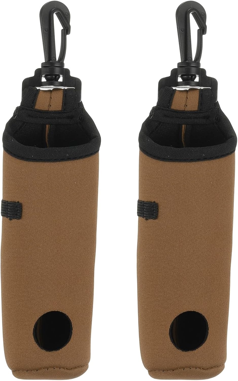 uxcell Golf Ball Carry Bag, Waist-Mounted Storage Bag Neoprene Golf Tee Holder Pouch with Lightweight Hook for Men and Women