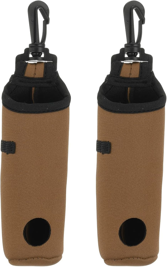 uxcell Golf Ball Carry Bag, Waist-Mounted Storage Bag Neoprene Golf Tee Holder Pouch with Lightweight Hook for Men and Women