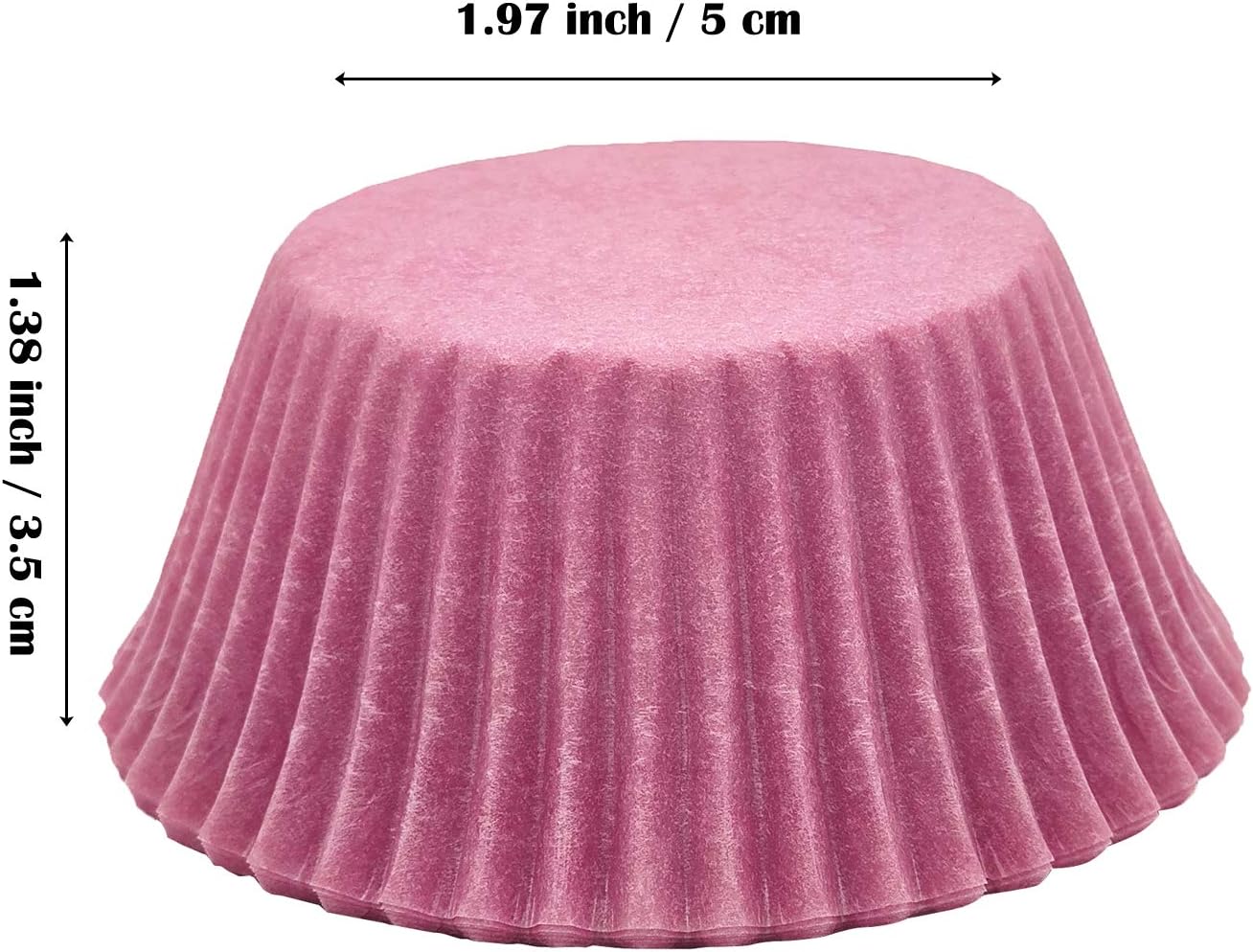 Premium Purple Greaseproof Cupcake Liners Muffin Paper Baking Cups Standard Sized, 100-Count