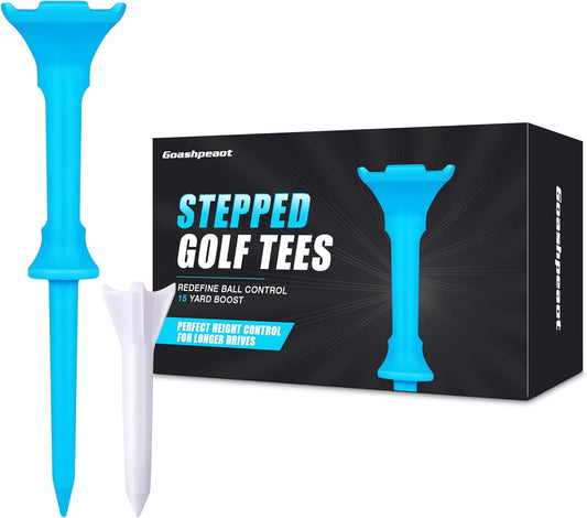 High Perfomance Material Golf Tees, Unbreakable & Stability Professional Golf Tees, Perfect Tee Height at Every Shot Golf Tees