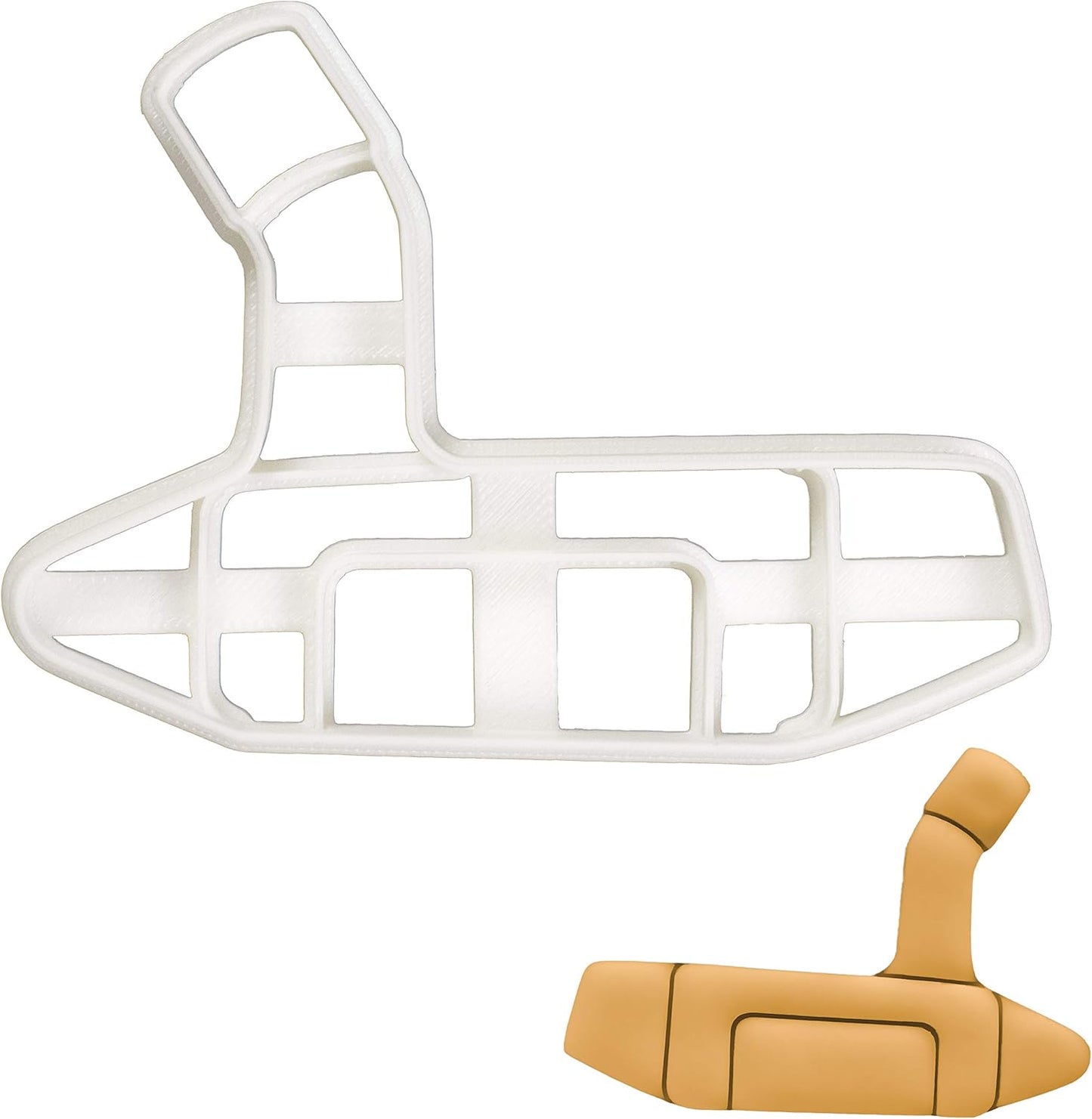 Golf Clubs Putter cookie cutter, 1 piece - Bakerlogy