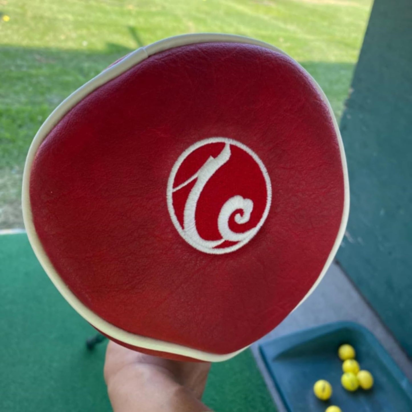 Golf Head Covers 3pcs Set, Driver Fairway Wood Headcovers, Vintage PU Headcovers for Golf Club