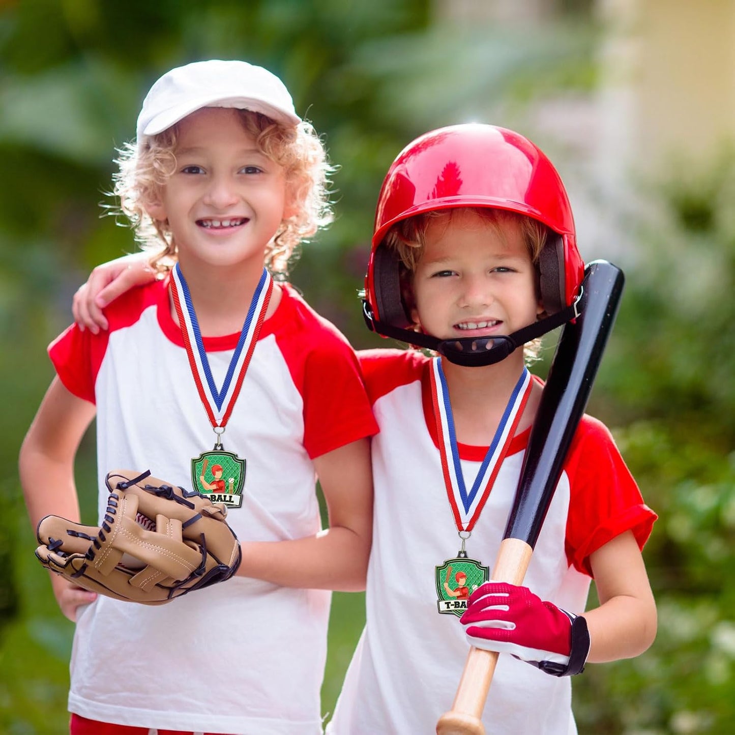 10/20 /30/40 Pcs Award Medals Bulk Sports Medals with Neck Ribbons 2.4 Inch Winner Award Trophy Prize Gift for Sports Themed Party Favors Tournaments School Match