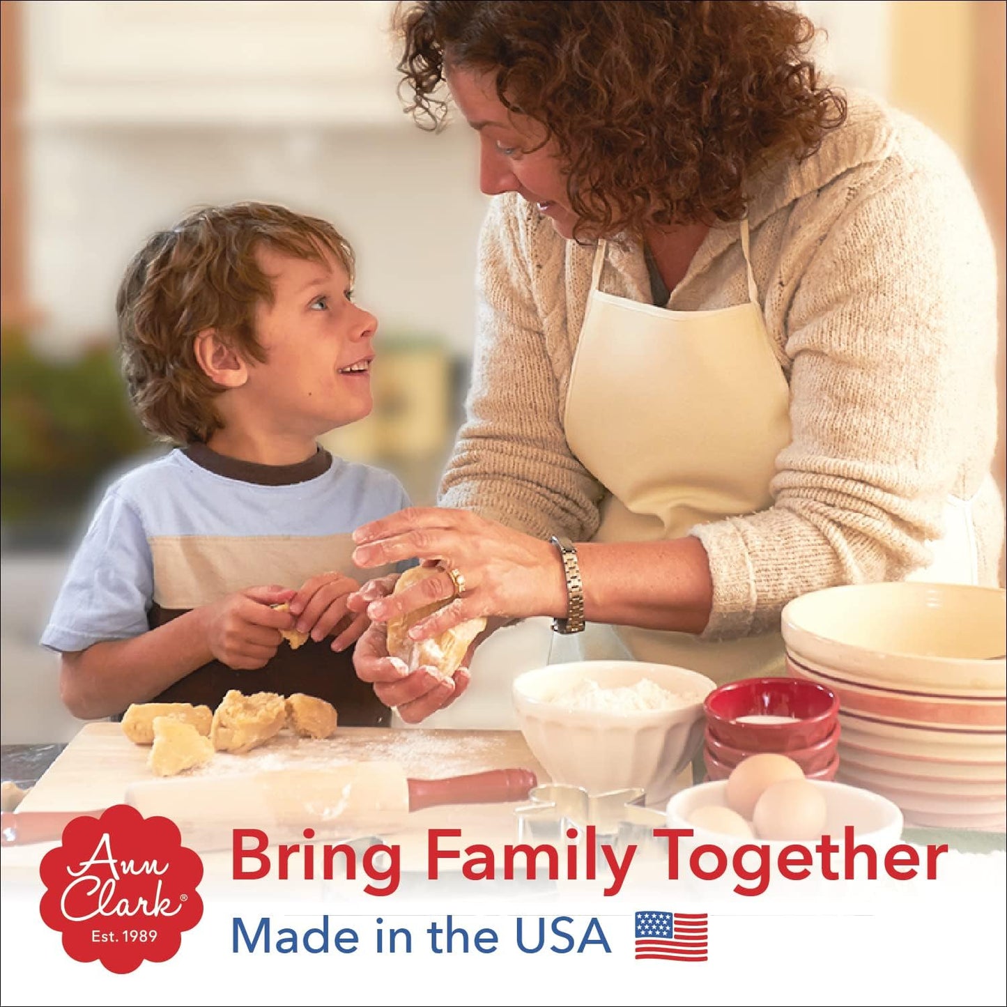 Happy Gingerbread Man Cookie Cutter, 4" by Ann Clark Cookie Cutters