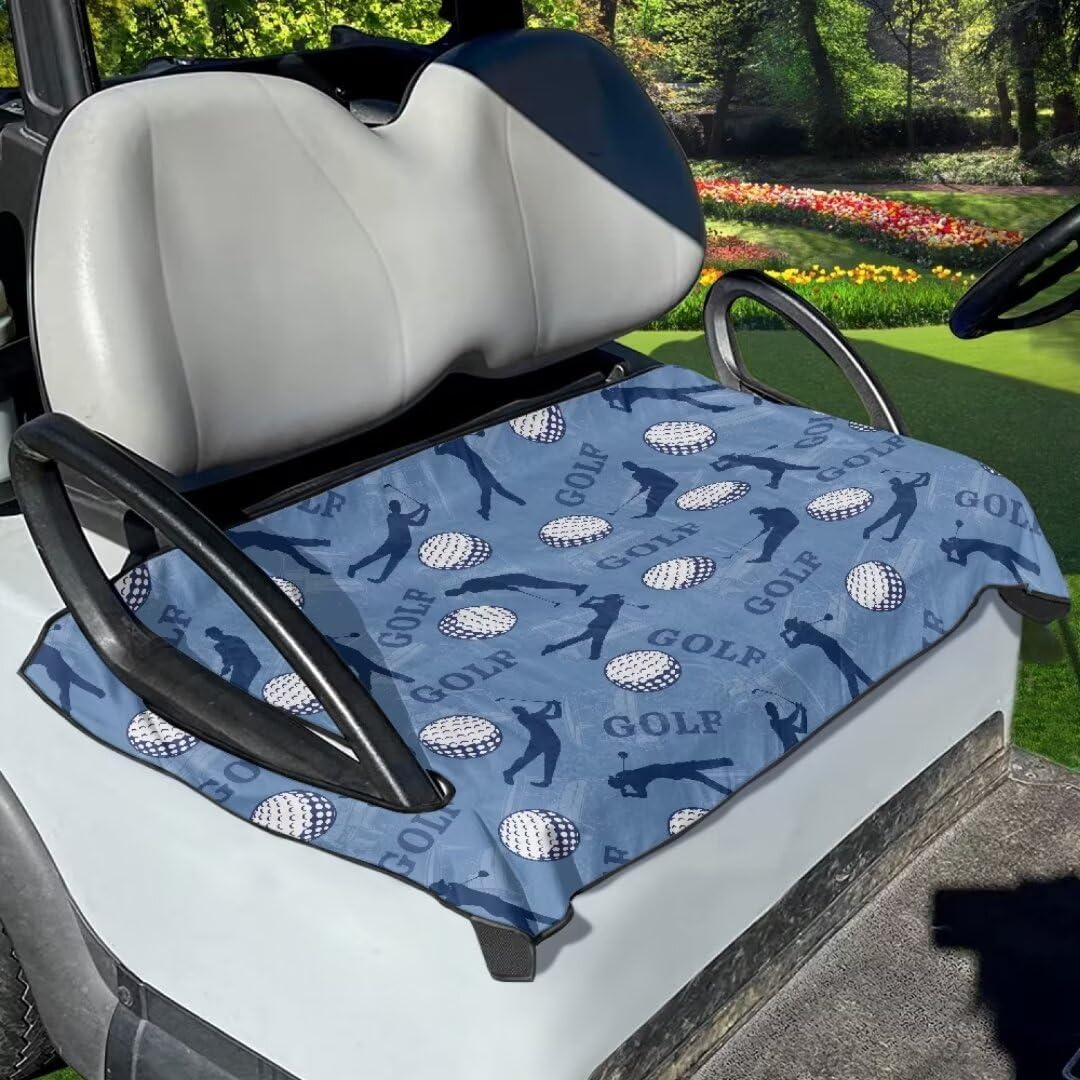 Golf Cart Accessories Anti-hot Golf Cart 50 X 30.9 Inches Seat Cushion Golf Seat Cushion Cover Towel Blanket Fits for Golf Club Cars