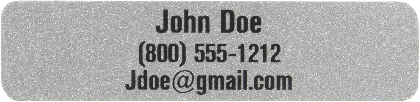 Customized Golf Club Labels – 24 Classy Identification Personalized Labels for Golf Clubs, Tools & More – Weatherproof, Fade Resistant