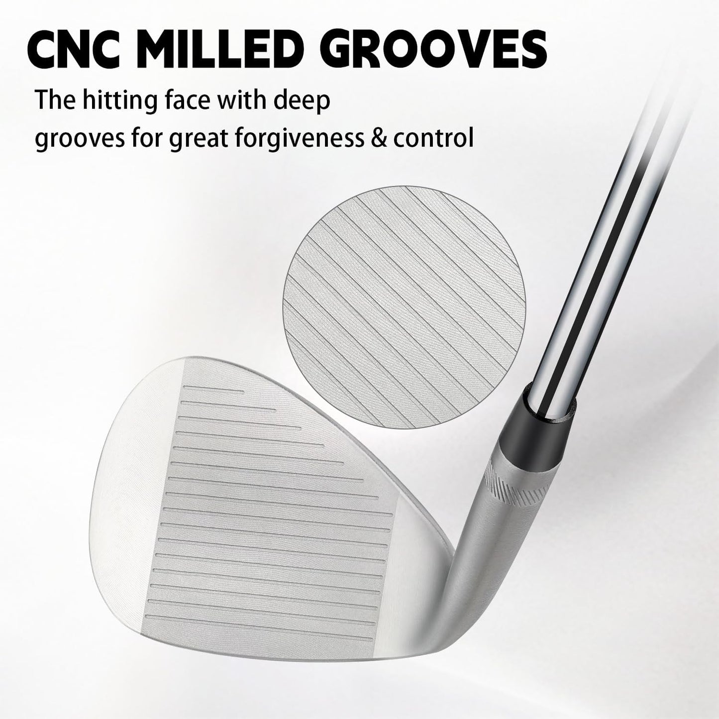 Forged Golf Wedge Set for Men or Individual 48/50/52/54/56/58/60/68/70/72 Degree RH Gap Wedge Sand Wedge Easily Escape from Bunker,Milled Face for More Spin