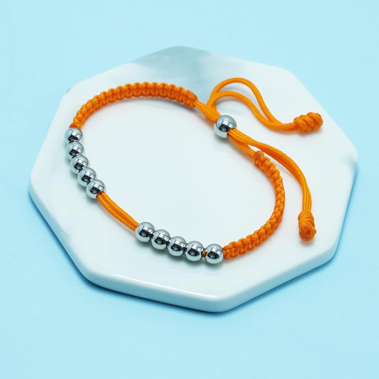 LAMIBEE Golf Stainless Steel 10 Beads Score Counter Bracelet, Golf Stroke Count Bracelet, Resizable and Easy to Adjust Golf Round Scoring Tracker, Durable and Stylish Golf Accessory