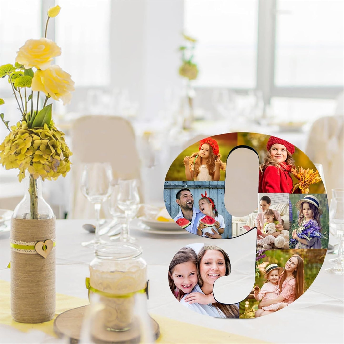 Personalized Numbered Photo Collage Frame with 1-20 Picture Custom Age Wood Picture Frame for Couple Friend Famliy Home Decor Gif for Anniversary Birthday 50th 16th 18th,Numbers Photo Frame