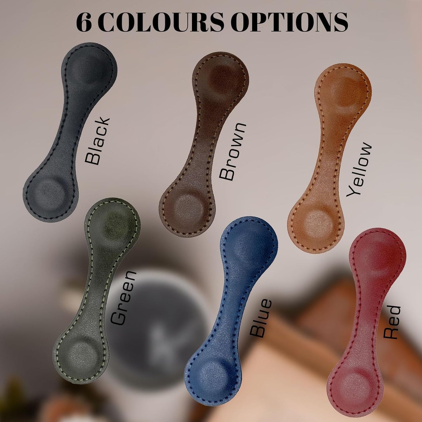 Customized Leather Magnetic Bookmarks for Man Women Personalized Engraved Text Book Marker Clips Gift for Book Lover Kids Readers