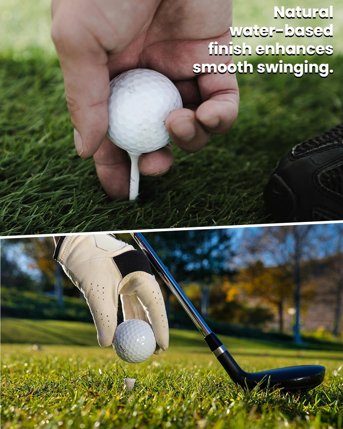 Bamboo Golf Tees 1000 PCS, 2-3/4 inch(70mm) & 3-1/4 inch (83mm) Length, Stronger Than Wood Tees